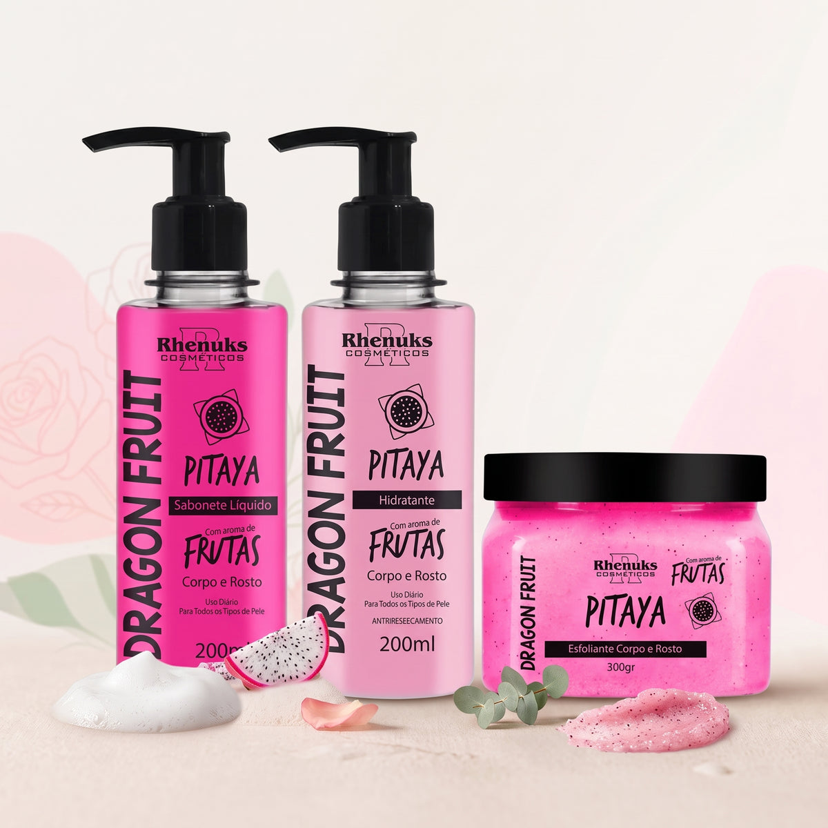 Kit Pitaya Corpo e Rosto