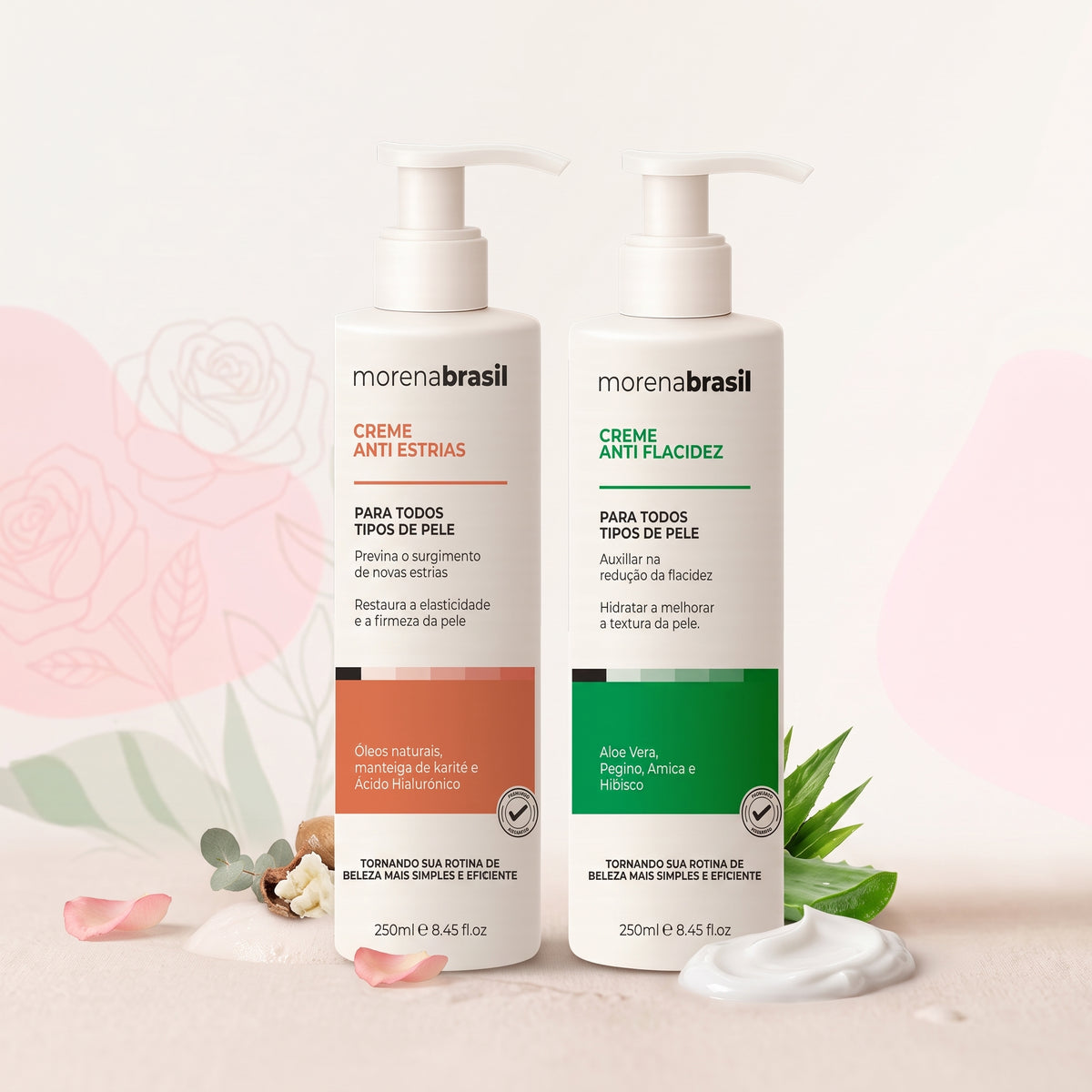 Kit Creme Anti Estrias + Anti Flacidez